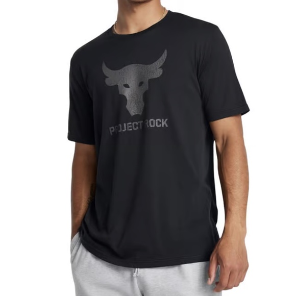 Under Armour Project Rock Payoff Brahma Bull T-Shirt Black Men’s XL - Picture 3 of 12